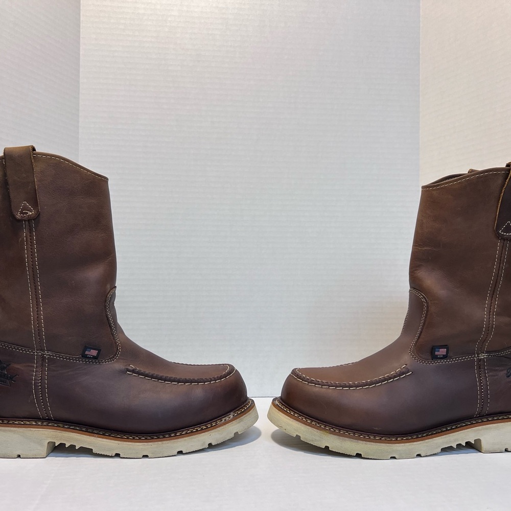 Like new Thorogood slip on boots. Wore 1 week and decided they weren’t for me.